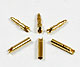 Click for the details of 2mm Golden Plated Connector (3 pairs) AM-1002B.