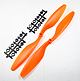 Click for the details of 8 x 45 Propeller Set (one clockwise rotating, one counter-clockwise rotating) - Orange.