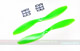 Click for the details of GF 9x4.7 Nylon Propeller Set (one CW, one CCW) - Green.