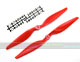 Click for the details of 11 x 5.5 Hyper Drive Propeller Set (one CW, one CCW) - Red.