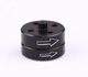 Click for the details of CNC Quick Release Prop Adaptor  - Counter Rotating, Black.