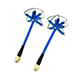 Click for the details of AOMWAY 3.3G Circular Polarized Antenna Pair - SMA, plug, Blue.