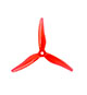 Click for the details of GEMFAN Hurrican 51466 5' Tri-blade (3-blade)  Propeller Set (2CW/ 2CCW) - Clear Red.