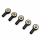 Click for the details of M2 Metal Ball-head Push / Pull Rod Link/Joint (5pcs) - Black.