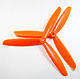 Click for the details of 3-blade 10 x 45 Propeller Set (one CW, one CCW) - Orange.