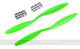 Click for the details of GF 12x4.5 Nylon Propeller Set (one CW, one CCW) - Green.