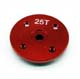 Click for the details of HiModel 25T Aluminum Servo Horn / Disc for FUTABA HITEC - Red.